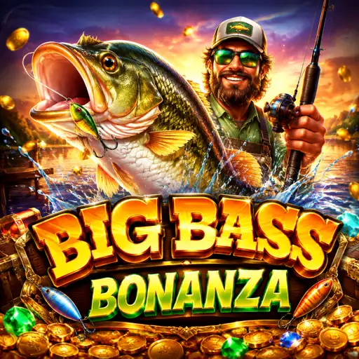 Pescador e peixe grande do Big Bass Bonanza