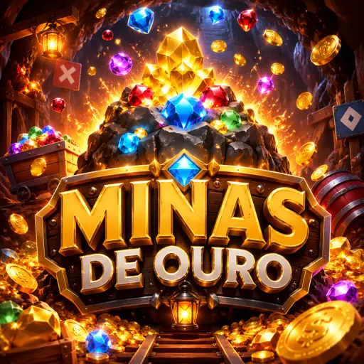 Grade 5x5 do jogo Mines com gemas brilhantes reveladas e casas ainda fechadas