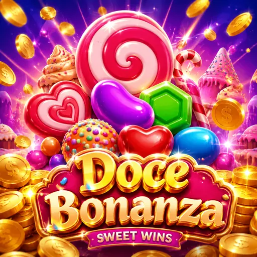 Doces coloridos do Sweet Bonanza