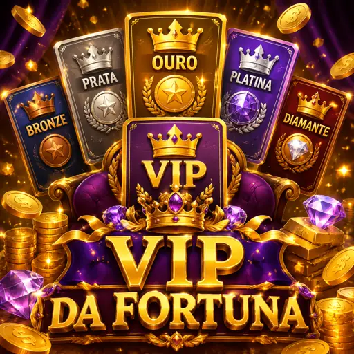 Medalhas dos quatro níveis VIP: Bronze, Prata, Ouro e Diamante